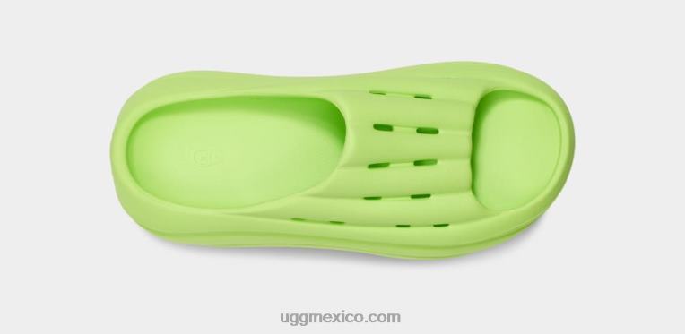 chartreuse pálido 00NF377 UGG mujer tobogán de espuma