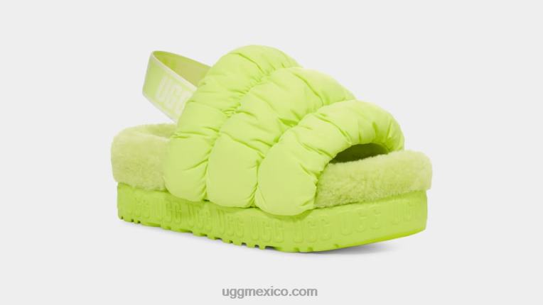 chartreuse pálido 00NF534 UGG mujer scrunchita