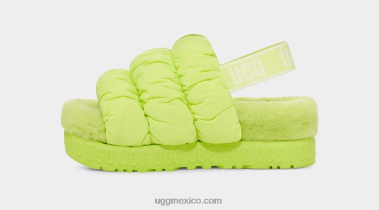 chartreuse pálido 00NF534 UGG mujer scrunchita