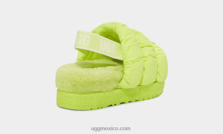 chartreuse pálido 00NF534 UGG mujer scrunchita