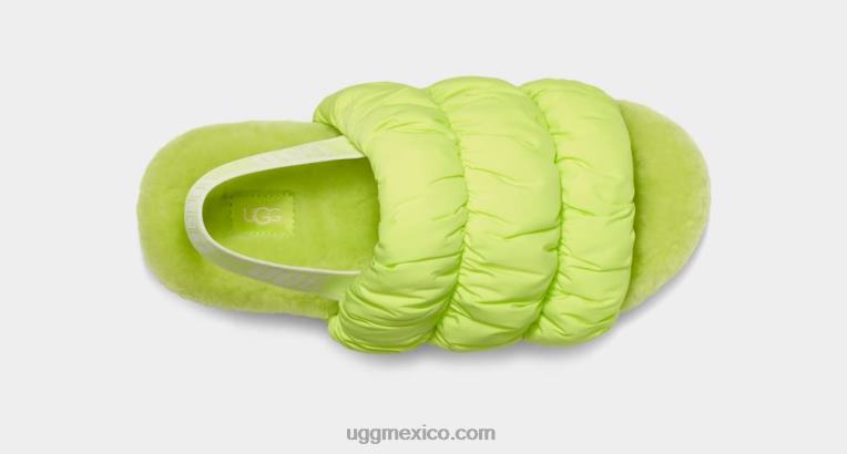 chartreuse pálido 00NF534 UGG mujer scrunchita