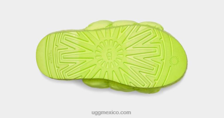 chartreuse pálido 00NF534 UGG mujer scrunchita