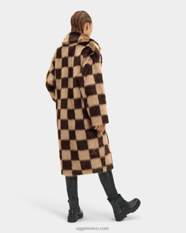 cheques 00NF177 UGG mujer Avaline abrigo de piel sintética novedad