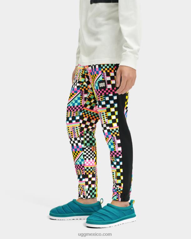 cheques múltiples negros 00NF293 UGG hombres cheques de malachi jogger