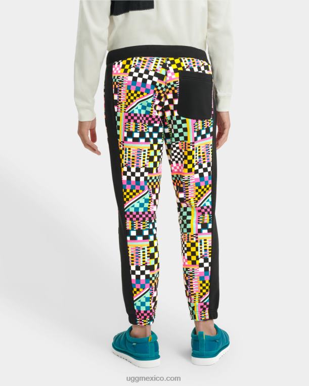 cheques múltiples negros 00NF293 UGG hombres cheques de malachi jogger