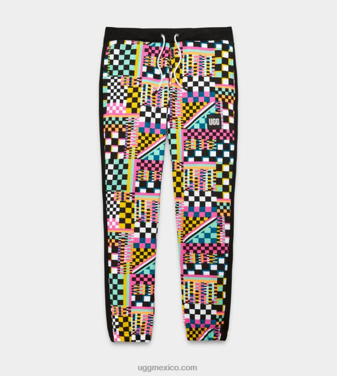 cheques múltiples negros 00NF293 UGG hombres cheques de malachi jogger