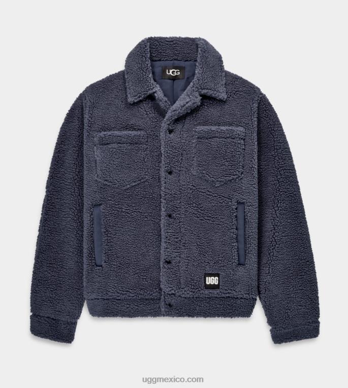 ciclón 00NF1886 UGG hombres chamarra de camionero de sherpa janson