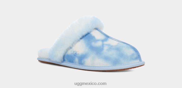 cielo nublado 00NF352 UGG mujer Scuffette II acuarelas