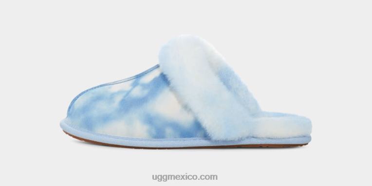 cielo nublado 00NF352 UGG mujer Scuffette II acuarelas