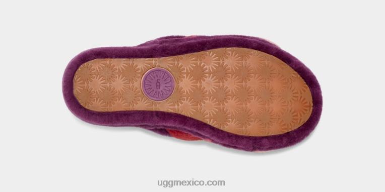 ciruela dulce multi 00NF827 UGG mujer pelusa sí diapositiva ombre