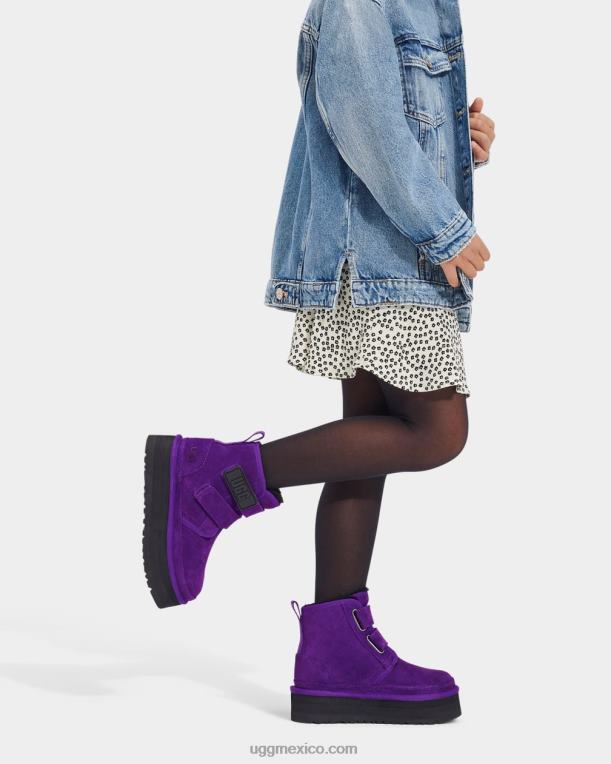 concha de mejillón 00NF242 UGG niños plataforma neumel