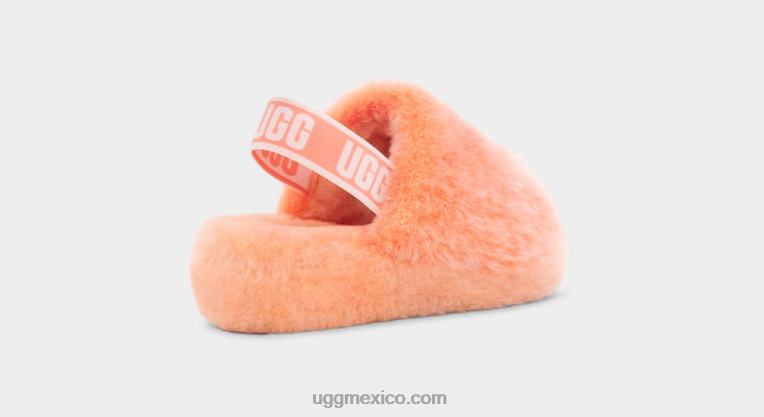 coral blando 00NF71 UGG mujer pelusa sí desliza la pluma