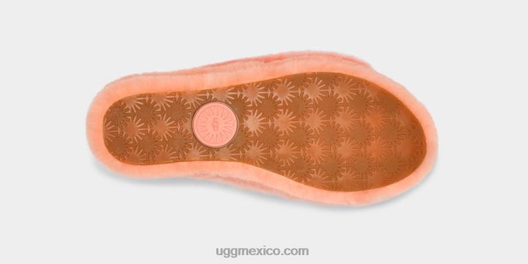 coral blando 00NF71 UGG mujer pelusa sí desliza la pluma