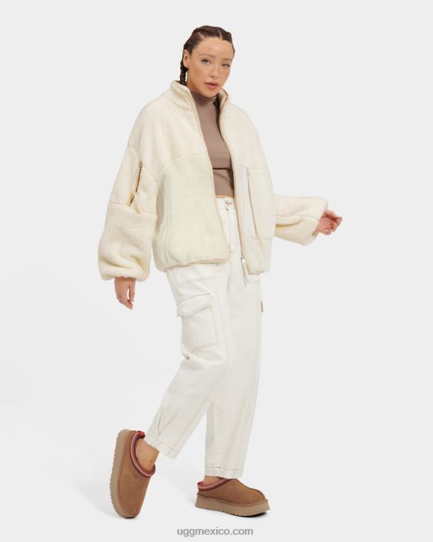 crema 00NF1014 UGG mujer chaqueta sherpa marlene ii