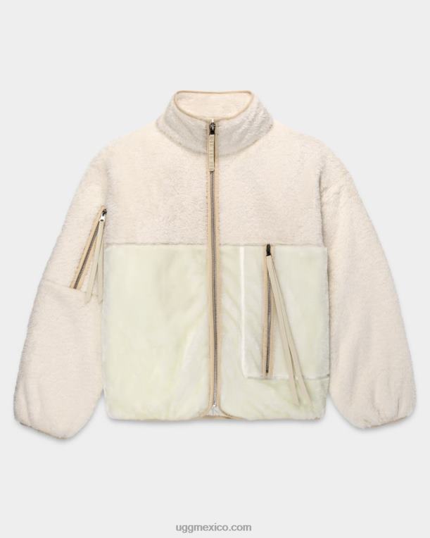 crema 00NF1014 UGG mujer chaqueta sherpa marlene ii