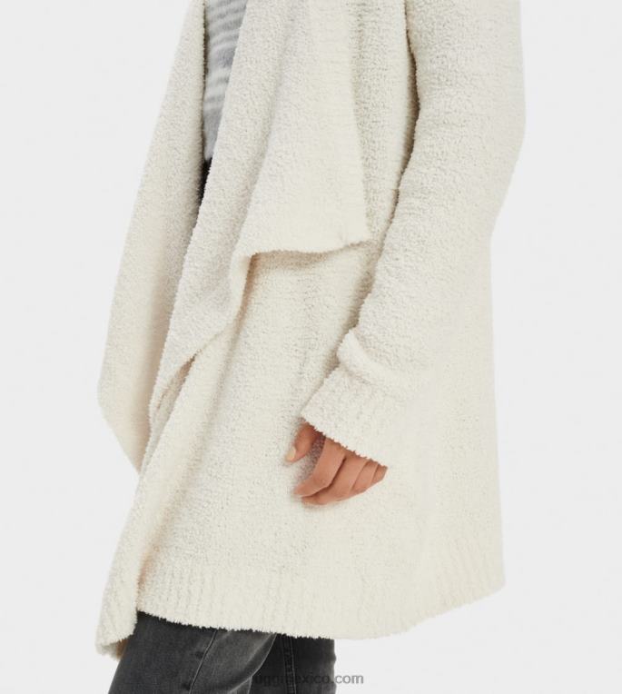 crema 00NF1181 UGG mujer cárdigan cruzado Phoebe