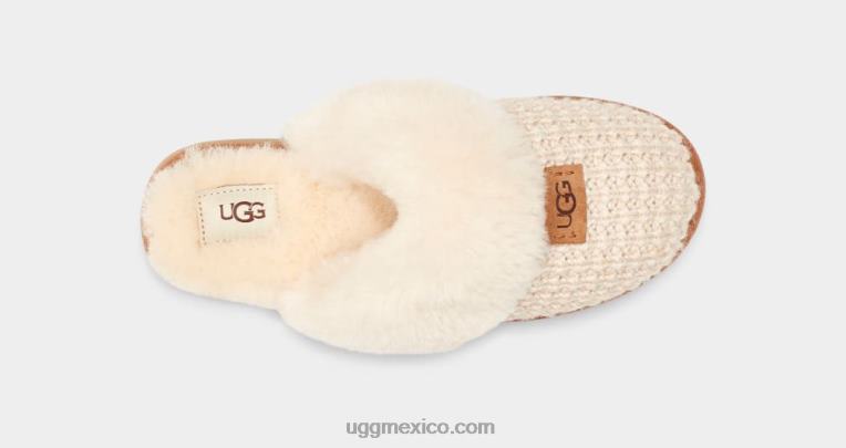 crema 00NF2125 UGG mujer zapatilla acogedora