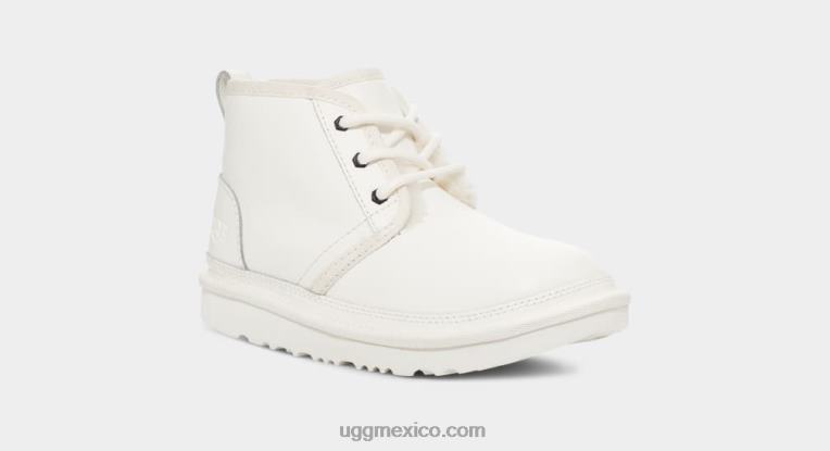 cuero blanco/blanco 00NF2085 UGG niños neumel ii de cuero