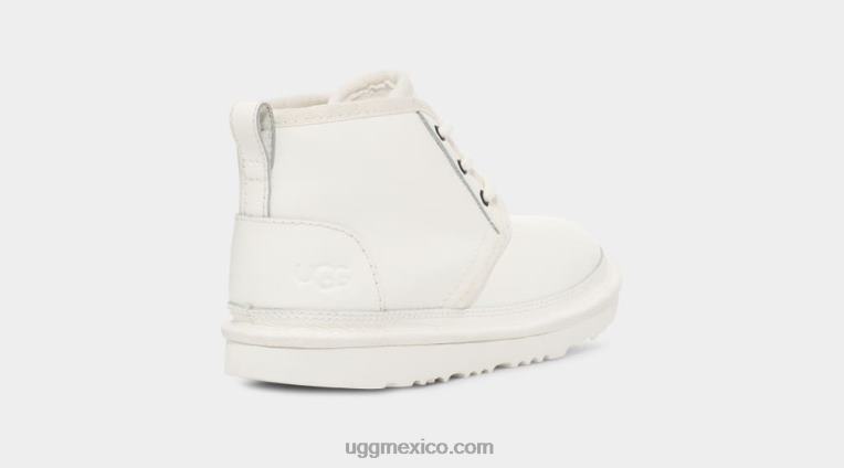 cuero blanco/blanco 00NF2085 UGG niños neumel ii de cuero