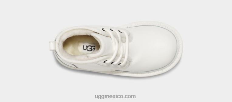 cuero blanco/blanco 00NF2085 UGG niños neumel ii de cuero