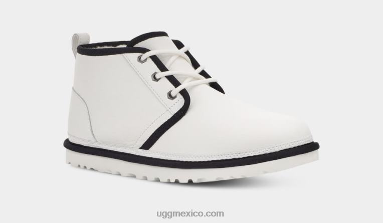 cuero blanco/negro 00NF1577 UGG hombres cuero neumel