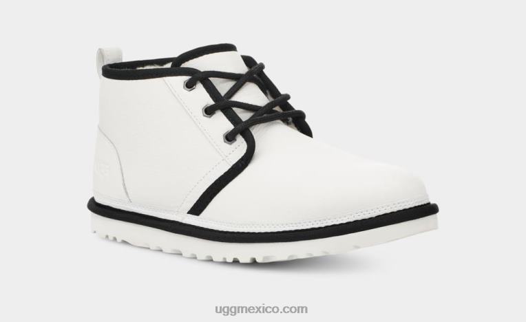 cuero blanco/negro 00NF1577 UGG hombres cuero neumel