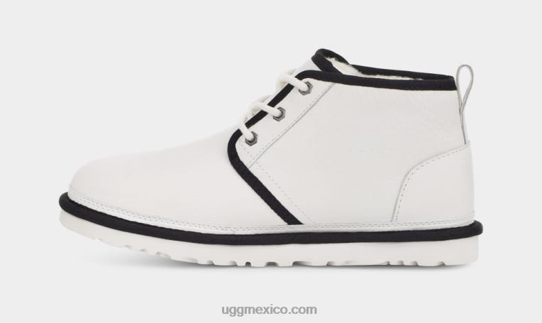 cuero blanco/negro 00NF1577 UGG hombres cuero neumel