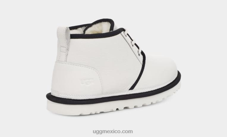 cuero blanco/negro 00NF1577 UGG hombres cuero neumel