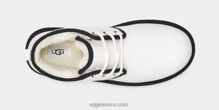 cuero blanco/negro 00NF1577 UGG hombres cuero neumel
