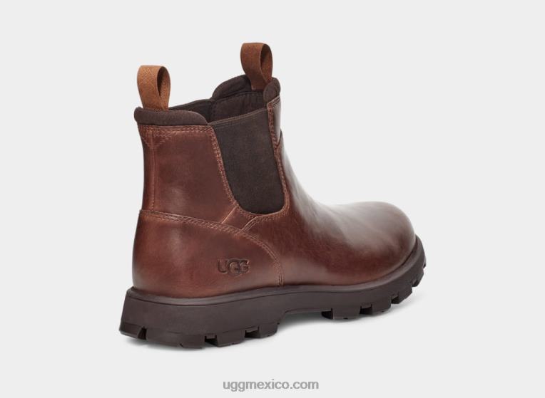 cuero castaño 00NF1506 UGG hombres hillmont chelsea