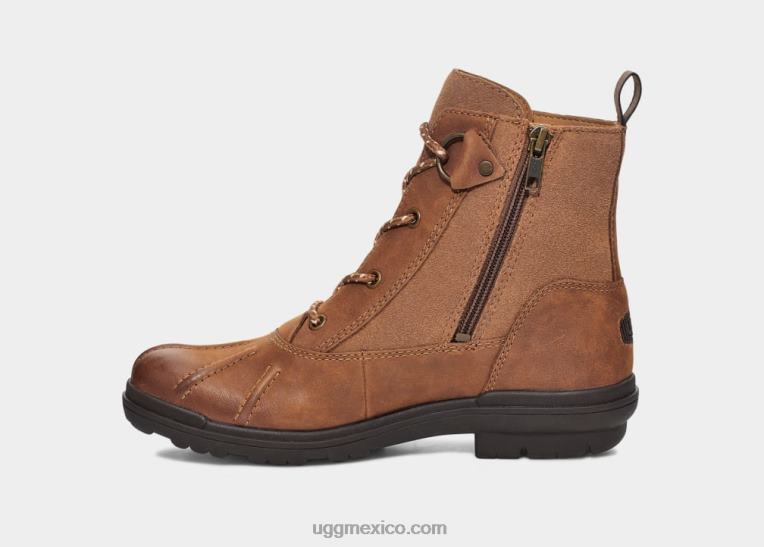 cuero castaño 00NF584 UGG mujer pato habsburgo