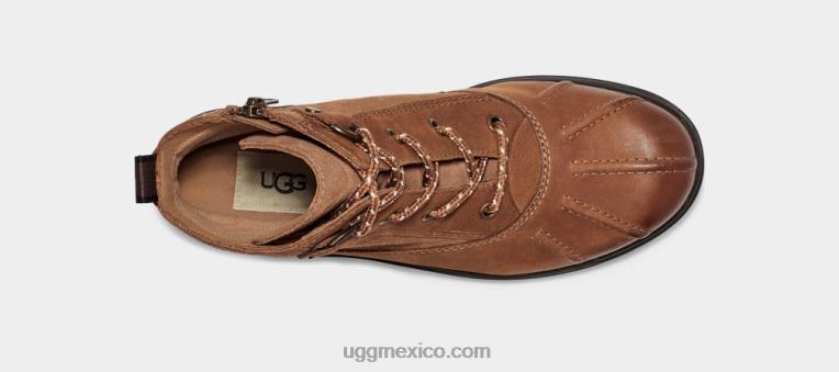 cuero castaño 00NF584 UGG mujer pato habsburgo