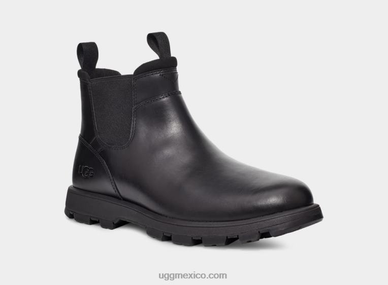 cuero negro 00NF1505 UGG hombres hillmont chelsea