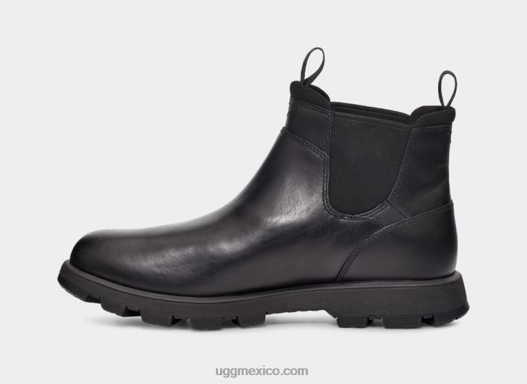 cuero negro 00NF1505 UGG hombres hillmont chelsea