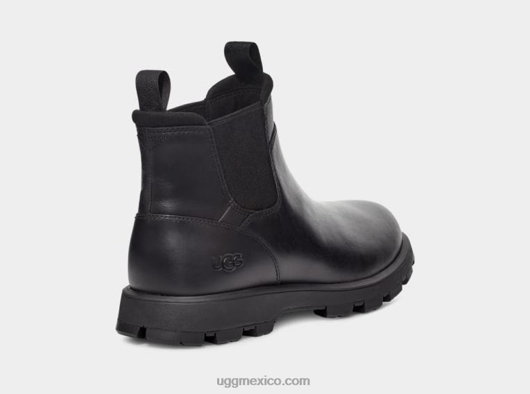 cuero negro 00NF1505 UGG hombres hillmont chelsea