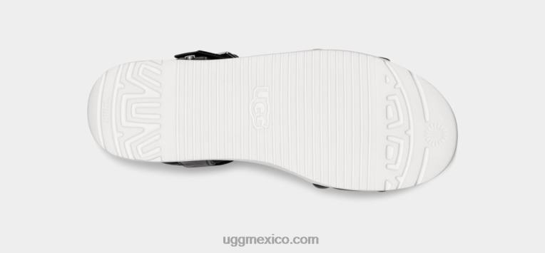 cuero negro 00NF2130 UGG mujer correa de tobillo zayne