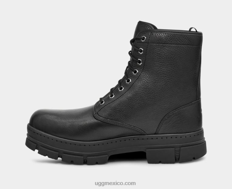 cuero negro 00NF216 UGG hombres arranque del servicio skyview