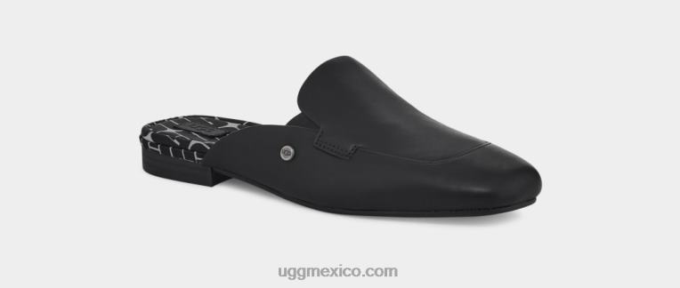 cuero negro 00NF751 UGG mujer mula janaya