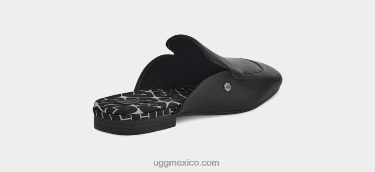 cuero negro 00NF751 UGG mujer mula janaya