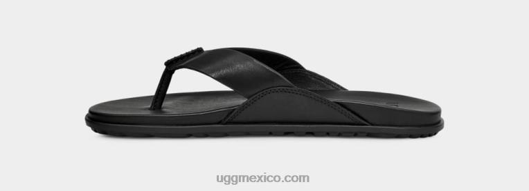 cuero negro 00NF813 UGG mujer voltereta solivan