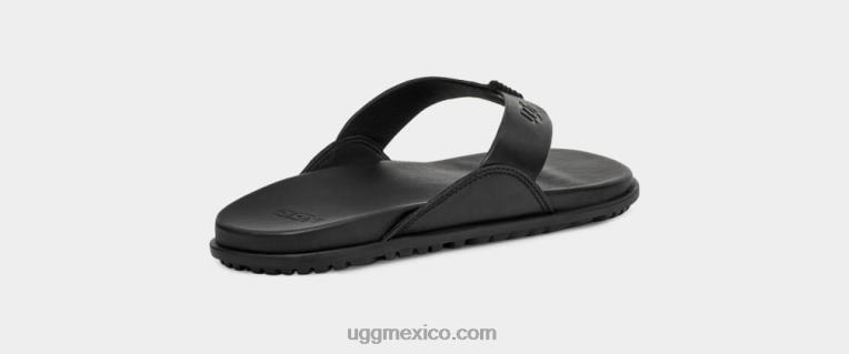 cuero negro 00NF813 UGG mujer voltereta solivan