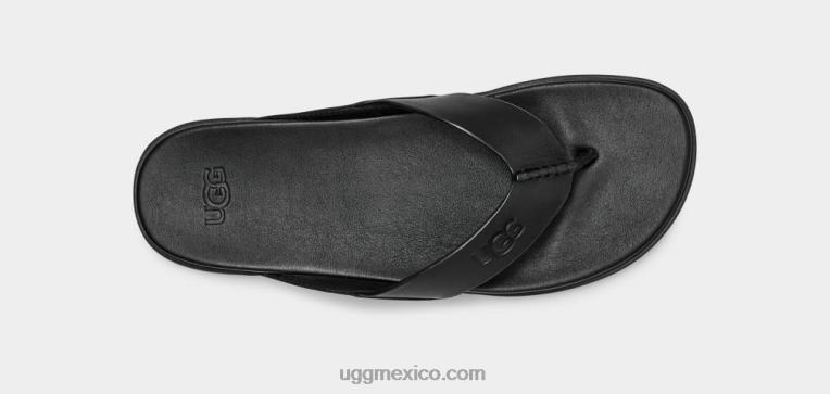 cuero negro 00NF813 UGG mujer voltereta solivan
