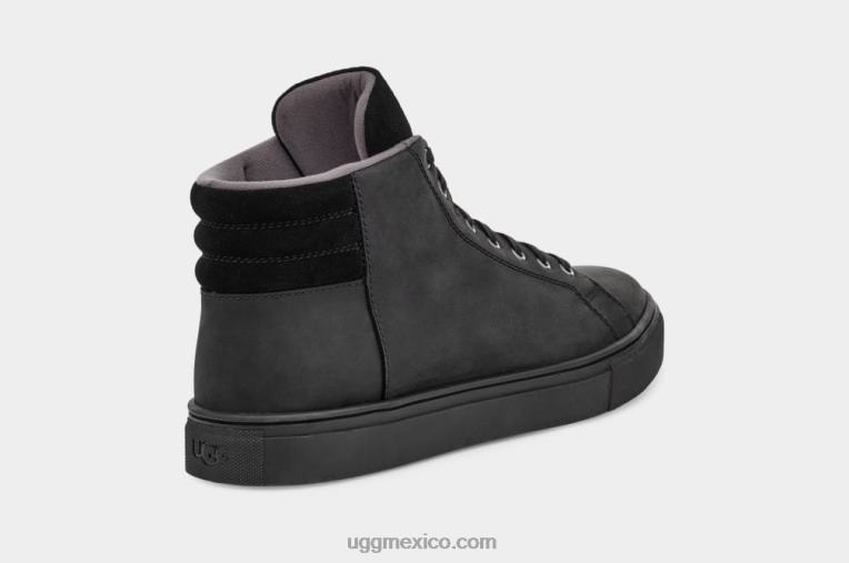 cuero negro tnl 00NF2297 UGG hombres tiempo alto de baysider