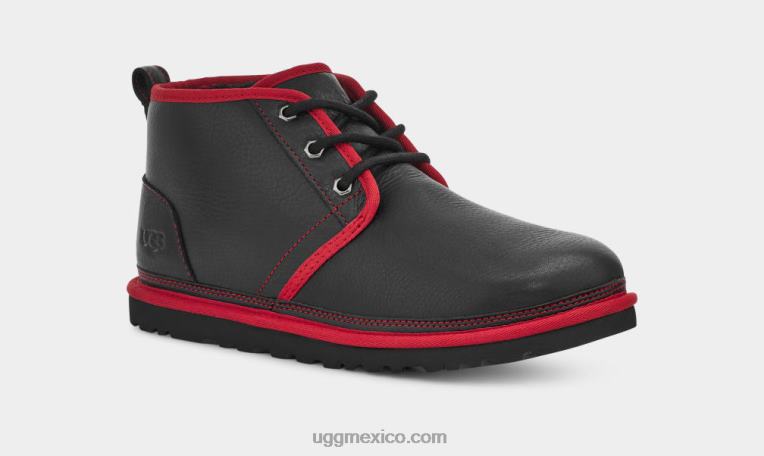 cuero negro/rojo samba 00NF1578 UGG hombres cuero neumel