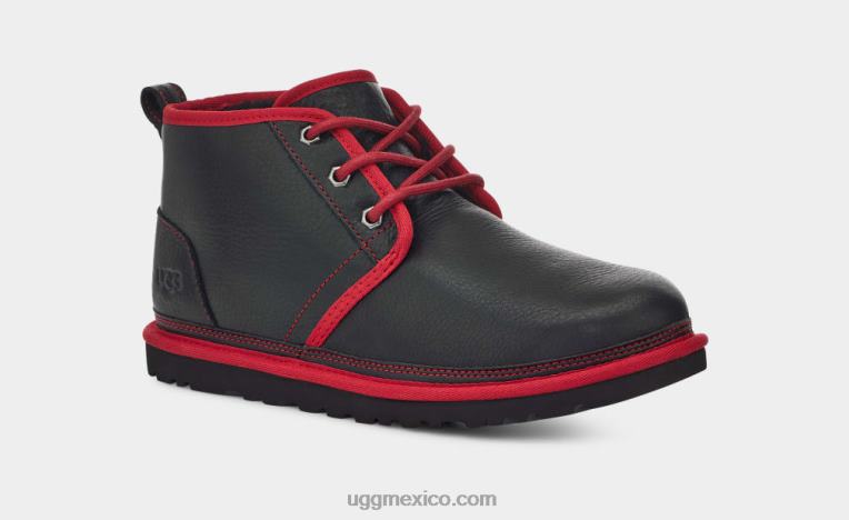 cuero negro/rojo samba 00NF1578 UGG hombres cuero neumel