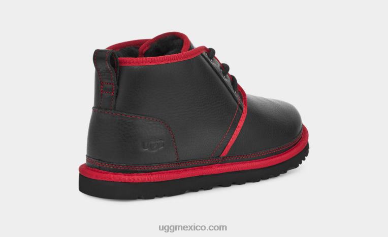 cuero negro/rojo samba 00NF1578 UGG hombres cuero neumel