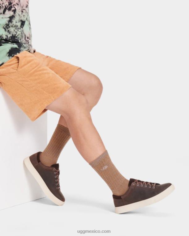 cuero pardo 00NF2293 UGG hombres tiempo bajo baysider