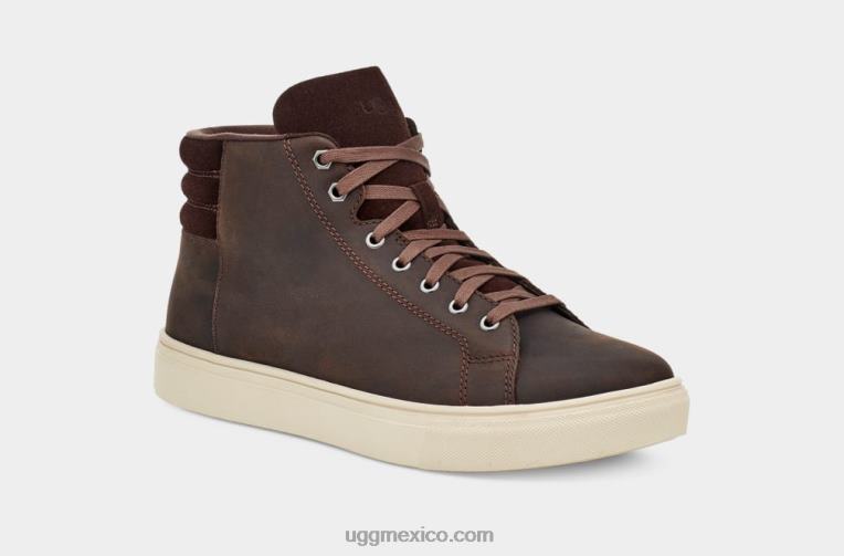 cuero pardo 00NF2298 UGG hombres tiempo alto de baysider