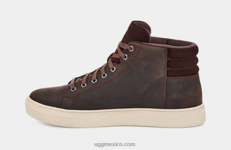 cuero pardo 00NF2298 UGG hombres tiempo alto de baysider