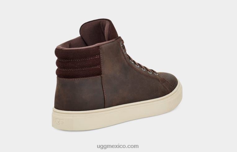 cuero pardo 00NF2298 UGG hombres tiempo alto de baysider